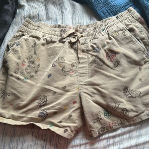 men’s 5 inch corduroy shorts